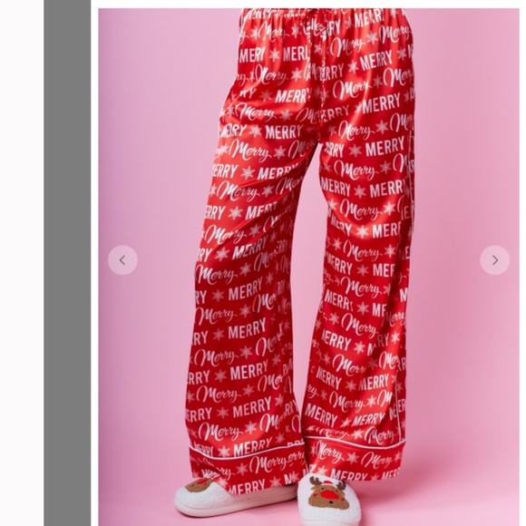 Rareraw “ Pj’s “ Rareraw Merry Christmas Pajama 2 Piece Set 93 - Picture 5 of 5